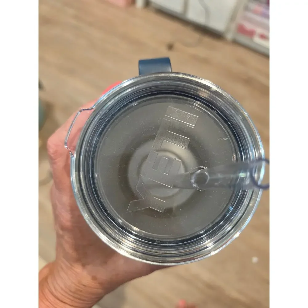 YETI Rambler / 35 Ounce /Navy Blue / Handle Travel Mug / Metal Tumbler